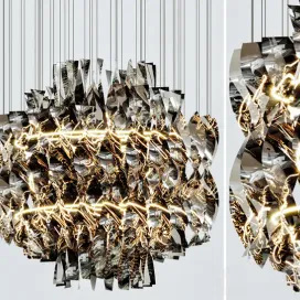 Aura fumo chandelier